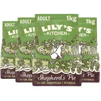 Lily's Kitchen 4x Hondenvoer Droog Shepherd's Pie Lam 1 Kg