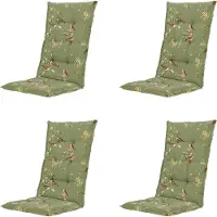 Madison kussen hoge rug aria - 123x50x5cm set van 4