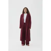 Tekla Unisex Flannel, Dressing Gown Beyond Red Maat: XL | Badjassen Outlet | Unisex | Rood