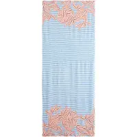 White Stuff Suki Linear Leaf Print Scarf Blue Multi Size: OS | Scarves Outlet | Dames | Blauw