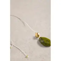 White Stuff Fern Pendant Necklace Bright Green Maat: OS | Kettingen Outlet | Dames | Groen