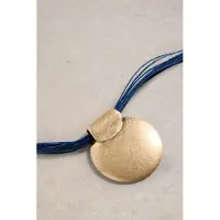 White Stuff Maple Disk Necklace French Navy Maat: OS | Kettingen Outlet | Dames | Blauw
