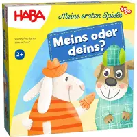 HABA Sales Gmbh & Co.KG educatief spel Mijn Eerste Spellen - Mine or Yours? kleurrijk karton.