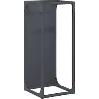 vidaXL Houtopslagrek, antraciet, 25x25x60 cm, koudgewalst staal