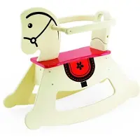 Pintoy houten hobbelpaard highland