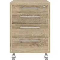 Ebuy24 Prisme ladekast B 4 lades eiken decor.