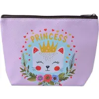 Juleeze Toilettas Dames 22x15 cm Roze Polyester Kat