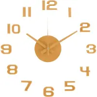 Karlsson Klok DIY Sunset Numbers Ochre Yellow