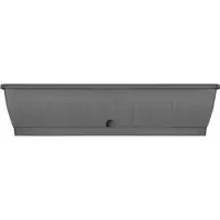 Garden ID Jardiniere - GARDEN ID Terraflor - Antraciet 80 cm - Duurzaamheid - Waterreserve - Gerecycled & 100% recycleerbaar - Volume voor planten.