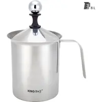 King Hoff INDAS PIENUI KINGHOFF KH-3126, Melkopschuimer, Zilver