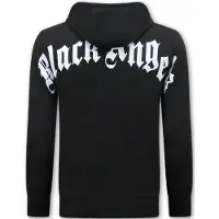 Top Star Hoodies oversized black angels
