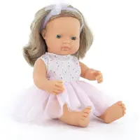 Miniland Blond Baby Doll 38 Cm Roze Kinderen