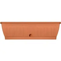 Garden ID Jardiniere - GARDEN ID Terraflor - Terra 60 cm - Duurzaamheid - Waterreserve - Gerecycled en 100% recycleerbaar - Volume voor planten.
