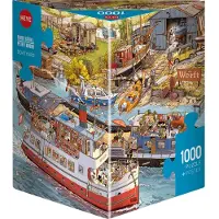 Heye Cartoon - Boatyard Puzzel (1000 stukjes)