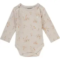 Noppies romper beige Jongens/Meisjes Stretchkatoen Ronde hals All over print - 50