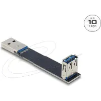 DeLOCK USB 10 Gbps Adapter USB Type-A female to male angled 90°