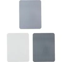 Alpina Snijplanken - Snijplank Set van 3 - Antislip - Flexibel - Vaatwasserbestendig - 29x38cm - Grijs