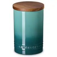 Le Creuset Voorraadpot Signature 'Bleu Riviera' Ø10.5cm / 0.77L