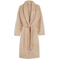 Good Morning Badjas Flanel Fleece Uni - sand - XL/XXL