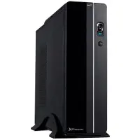 Phoenix Technologies Oberon Pro Slim, desktop-pc, model I5-1200, 8GB RAM, 240GB SSD, zwart. Werkt op 220V, met EU-stekker. Eén maat