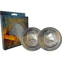 Fanatik The Lord of the Rings Set of 4 Embossed Metal Coasters