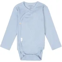 Noppies baby romper Narellan lichtblauw Jongens/Meisjes Stretchkatoen Ronde hals - maat 68