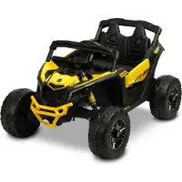 Toyz Maverick Elektrische ATV Buggy Rijvoertuig, 4x4 aandrijving, 800W, geel
