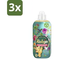 Robijn Collections - Wasverzachter - Paradise Secret - Biologisch Afbreekbaar - 1,25L - 50 Wasbeurten - Bulkverpakking - 3 stuks