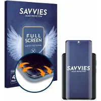 Savvies - Screenprotector voor Motorola Moto G42 - Folie Beschermfolie transparant volledig dekking 4 Stuks