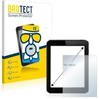 BROTECT - Screenprotector voor Tablets met 10.1 inch Schermen [221 mm x 130 mm, 15:9] - Folie Beschermfolie Beschermglas matte