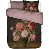Essenza Dekbedovertrek Rose Delight Woodrose Satijn-240 x 200 / 220 cm | Lits-Jumeaux