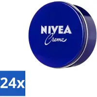 Nivea – Crème – Voor Gezicht, Handen en Lichaam – 250 ml - Voordeelverpakking - 24 stuks