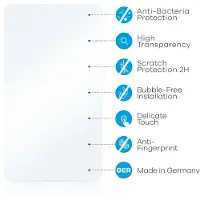 Upscreen - Screenprotector voor Vivo Y400 - Folie Beschermfolie transparant antibacterieel