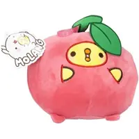 PMS Molang Aardbei knuffel 22 cm - Merchandise - plushy - Kawaii