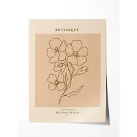 Botaniq Bloemenstudie Poster - Poster 40x60 cm - Sfeervolle Wanddecoratie voor Woonkamer & Slaapkamer - Premium papier - zonder lijst