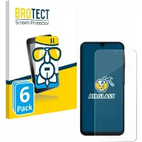 BROTECT Screenprotector 6 Stuks voor Samsung Galaxy A17 5G Beschermglas transparant