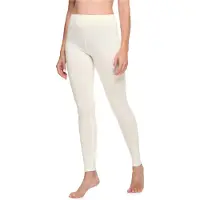 Ladeheid LA-LA40-133-LE Dames Leggings - Sport - Vrijetijdsbroek - Lang - Katoen - Sporbroek - Yogabroek - Ecru - S