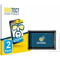 BROTECT - Screenprotector voor onerugged W10 J - Folie Beschermfolie transparant 2 Stuks