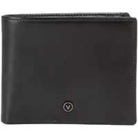 Valentino Leren kaarthoes Courage Card Case Nero zwart
