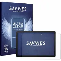 Savvies - Screenprotector voor Sunmi CPad 8.7" - Folie Beschermfolie transparant 18 Stuks