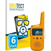BROTECT Screenprotector 6 Stuks voor Motorola Talkabout T72 Beschermglas transparant