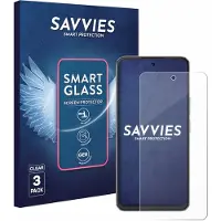 Savvies 3 Stuks Screenprotector - geschikt voor Cubot Note 60 - beschermfolie glas transparant