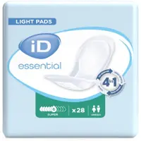 Ontex iD iD Essential Light Pads Super - 6 pakken van 28 stuks