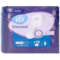 Ontex iD iD Discreet Light Pads Extra Plus - 20 pakken van 10 stuks