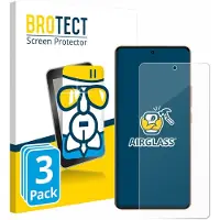 BROTECT Screenprotector 3 Stuks voor realme P4 Power Beschermglas transparant