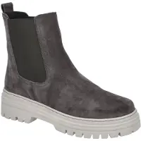 Gabor Chelsea boots 'Chelsea Boot Damen 91.720 Echtleder in grau' grijs