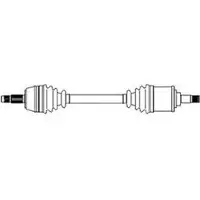 METELLI 17-0078 Aandrijfas