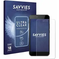 Savvies - Screenprotector voor HTC Wildfire E5 Life - Folie Beschermfolie transparant 18 Stuks