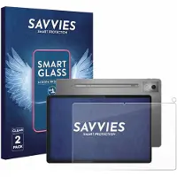 Savvies 2 Stuks Screenprotector - geschikt voor Lenovo Idea Tab Pro 12.7" (Voor+Camera) - beschermfolie glas transparant