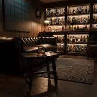 Barrelatelier ManCave Cask Barrel Stoel cube 40 cm / Whiskyvat / Eikenhout / Krukje / Handgemaakt